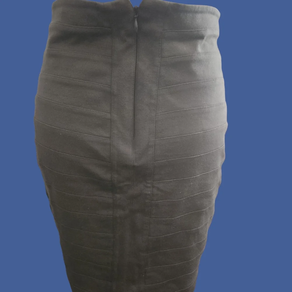 Express Charcoal Pencil Skirt - Picture 2 of 3
